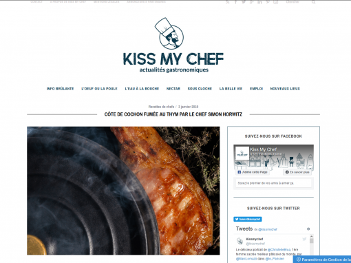 @Kiss my chef // Cochon fumé au thym