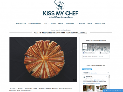 @Kiss my chef // Galette millefeuille
