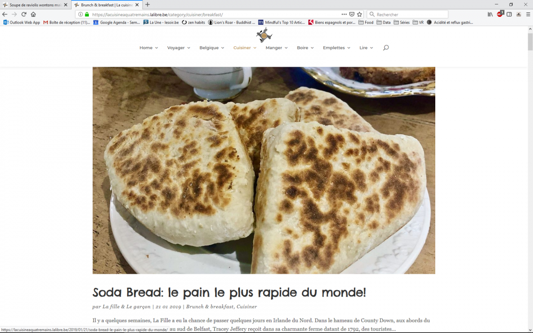 @La cuisine à quatre mains // Soda bread : le pain le plus rapide du monde