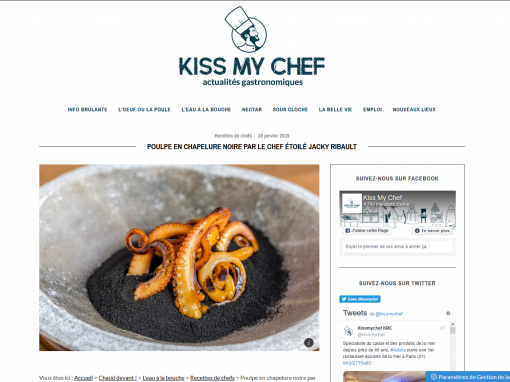 @Kiss my chef // Poulpe en chapelure noire